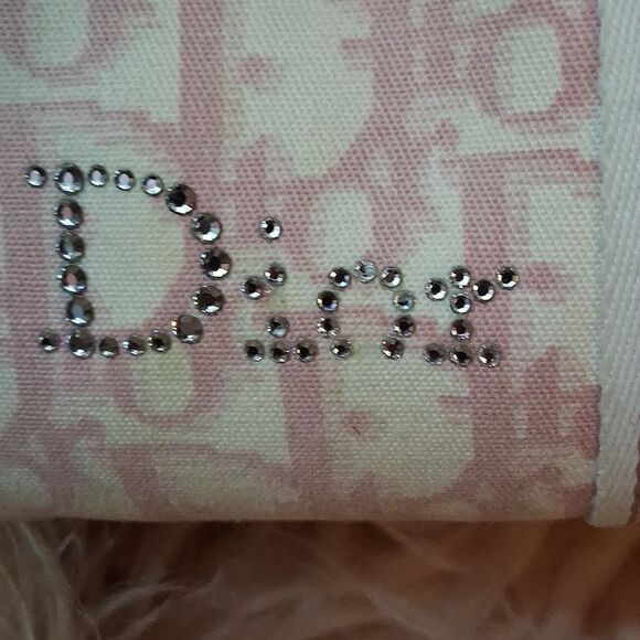 Christian Dior Trotter Y2K John Galliano Girlie White & Pink Small Satchel - Picture 3 of 14